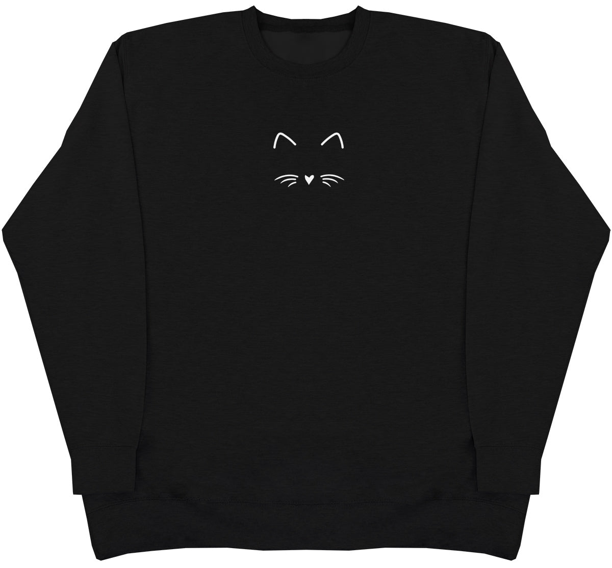 Cat Face - Huge Oversized Comfy Original Sweater