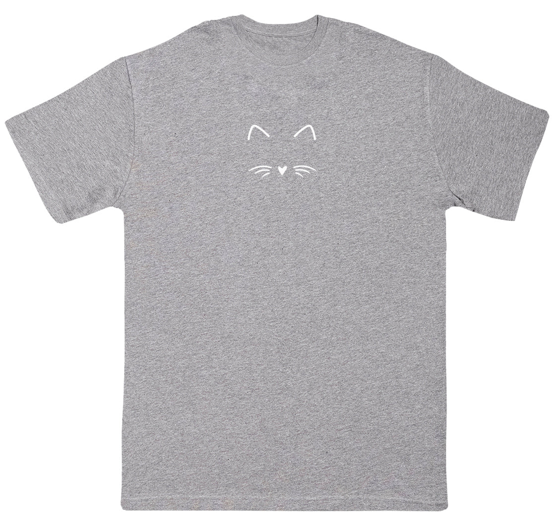 Cat Face - Huge Oversized Comfy Original T-Shirt